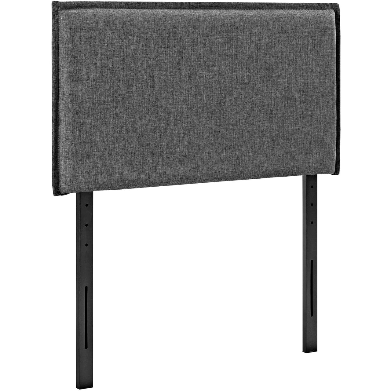 Millie Fabric Twin Headboard, Gray