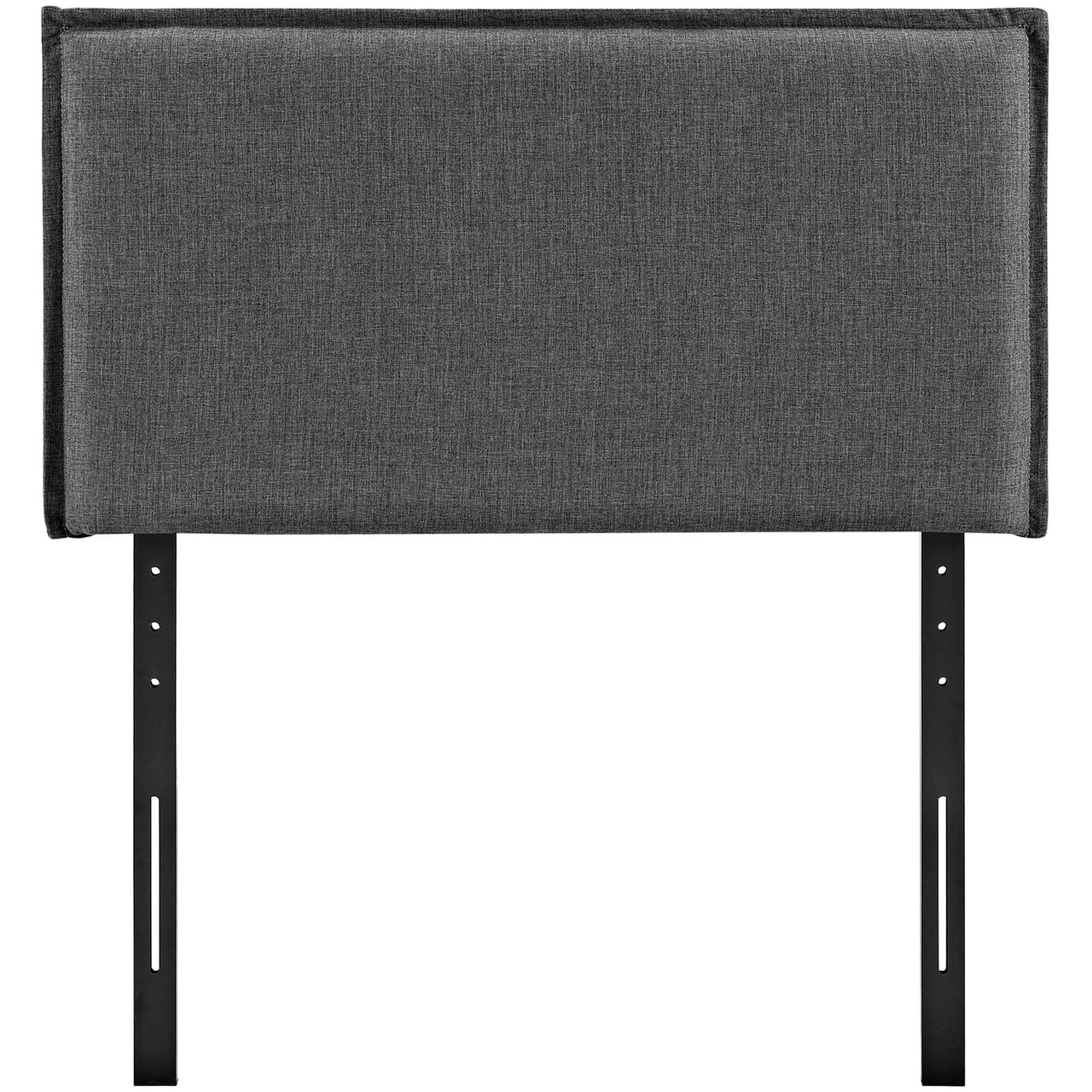 Millie Fabric Twin Headboard, Gray