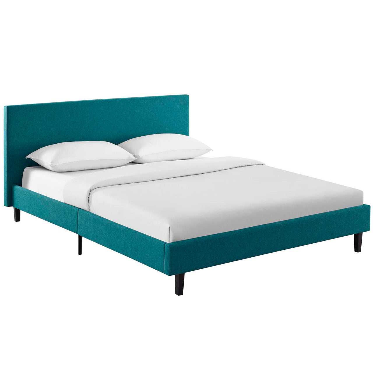 Arden Fabric Full Bed, Teal