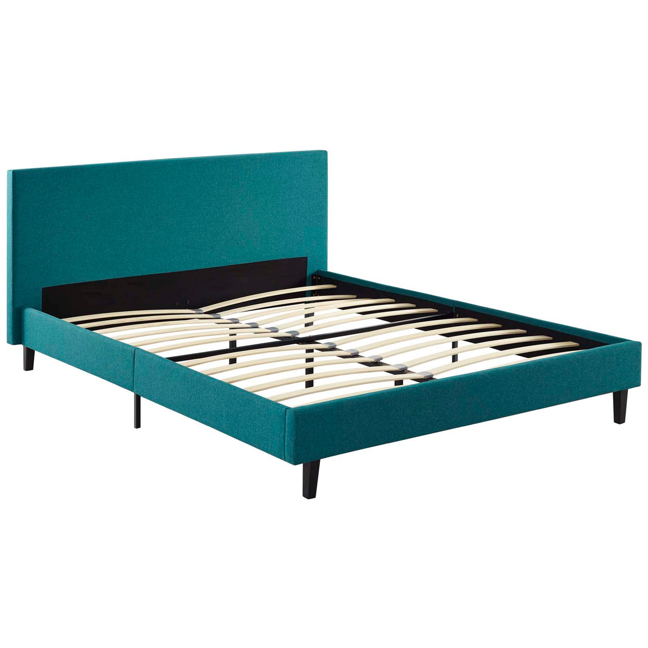 Arden Fabric Full Bed, Teal