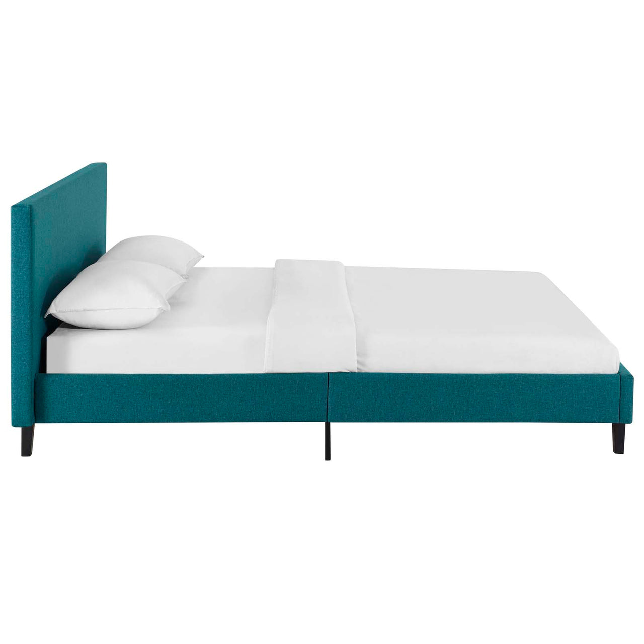 Arden Fabric Full Bed, Teal