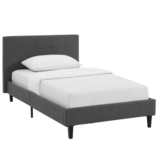 Pinpoint Twin Bed, Gray