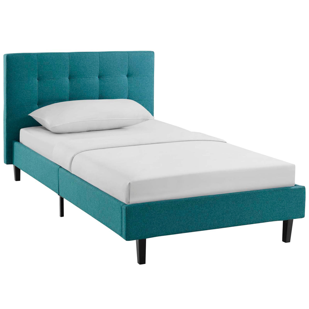 Pinpoint Twin Bed, Teal