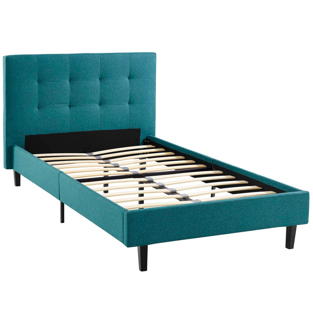Pinpoint Twin Bed, Teal