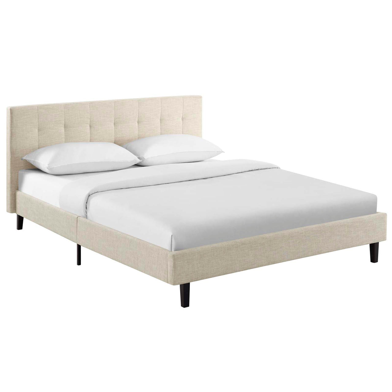 Pinpoint Full Bed, Beige