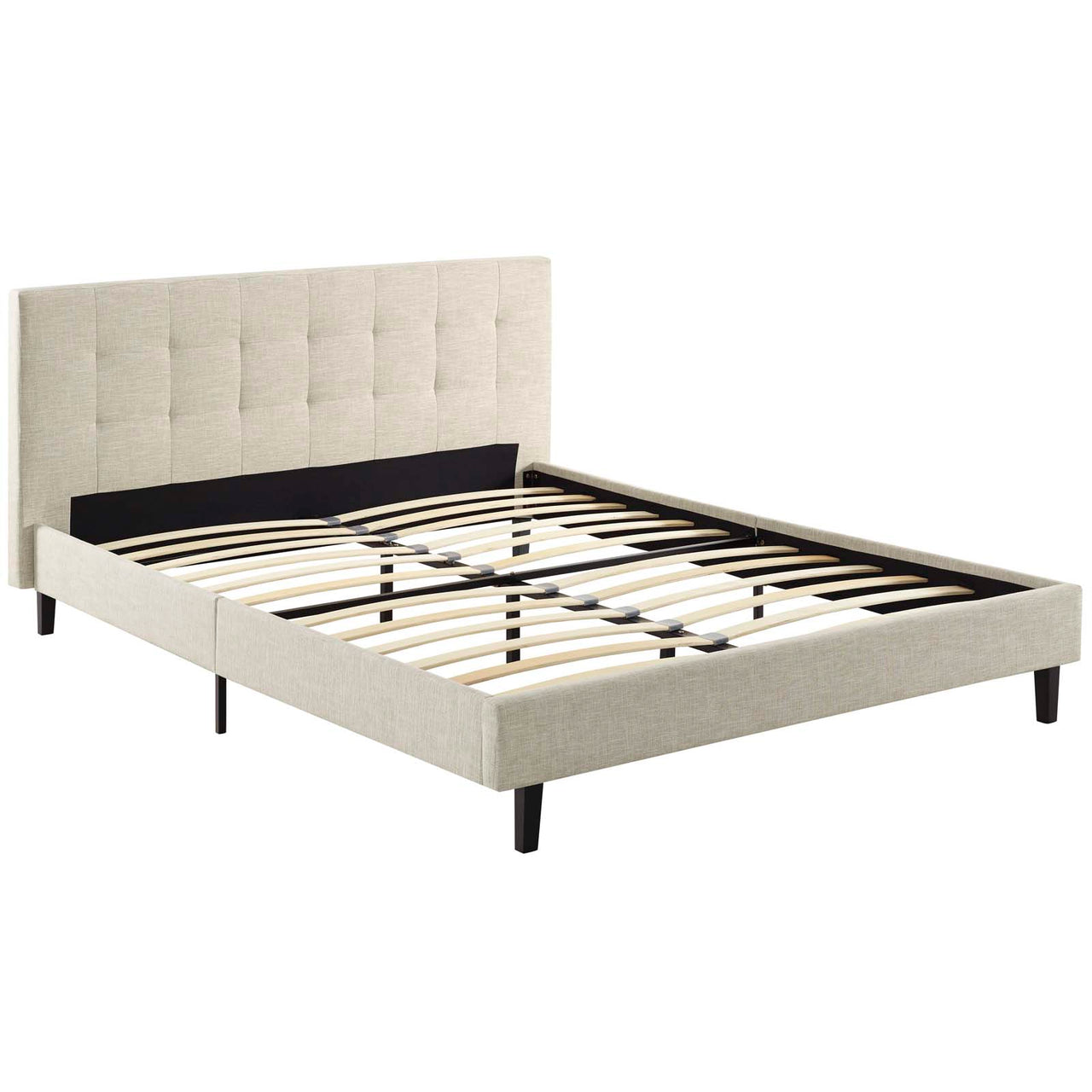 Pinpoint Full Bed, Beige