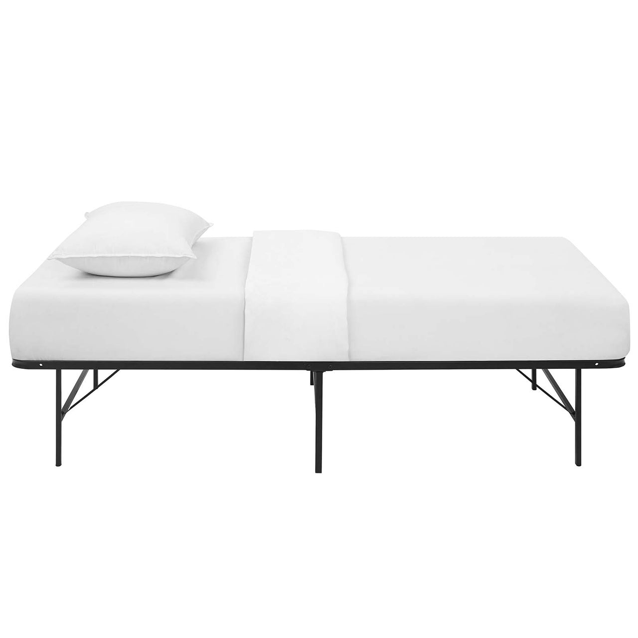 Stronghold Twin Bed Frame, Brown