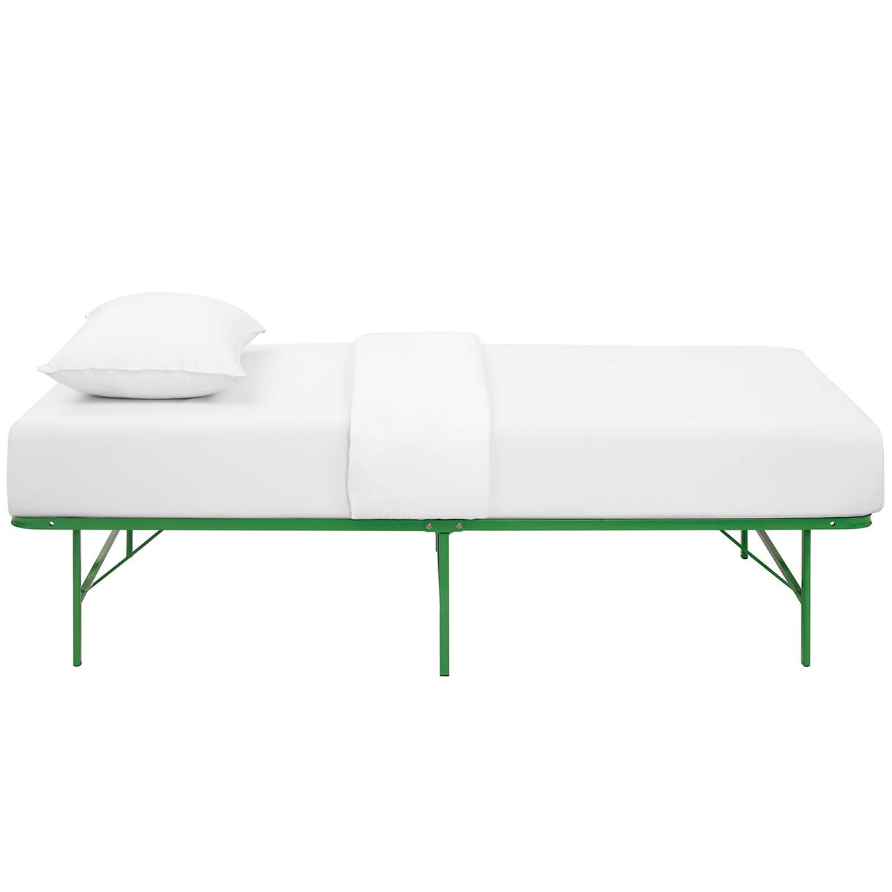 Stronghold Twin Bed Frame, Green