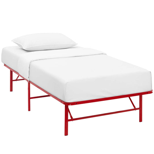 Stronghold Twin Bed Frame, Red