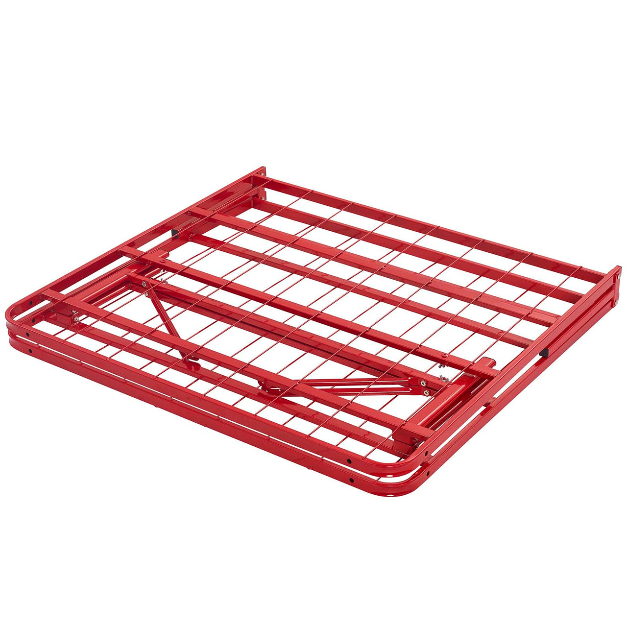 Stronghold Twin Bed Frame, Red
