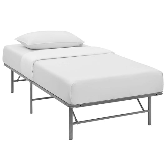 Stronghold Twin Bed Frame, Silver