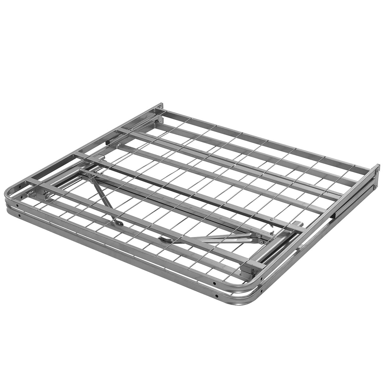 Stronghold Twin Bed Frame, Silver