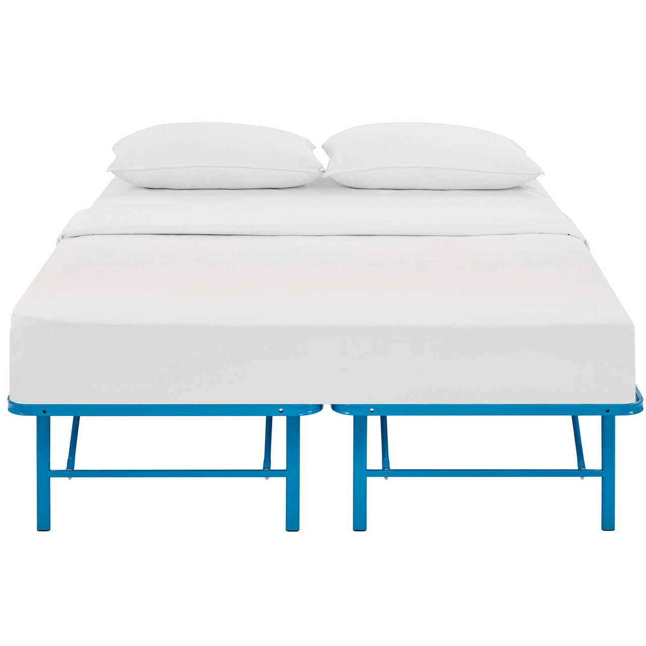 Stronghold Full Bed Frame, Light Blue