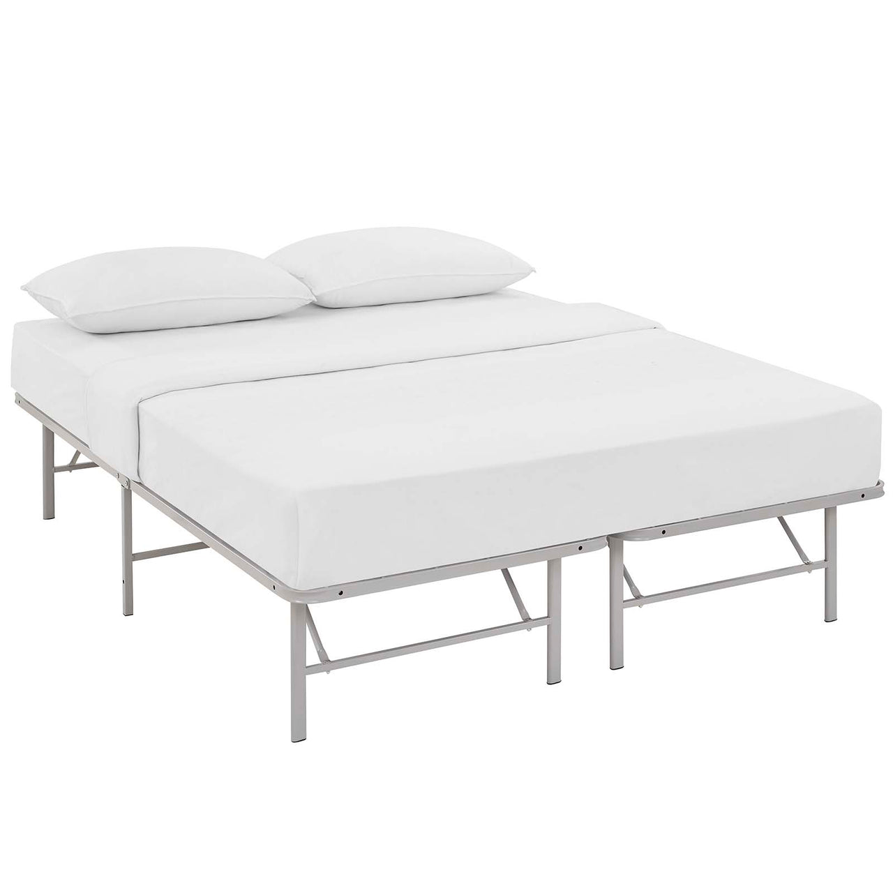 Stronghold Queen Bed Frame, Gray