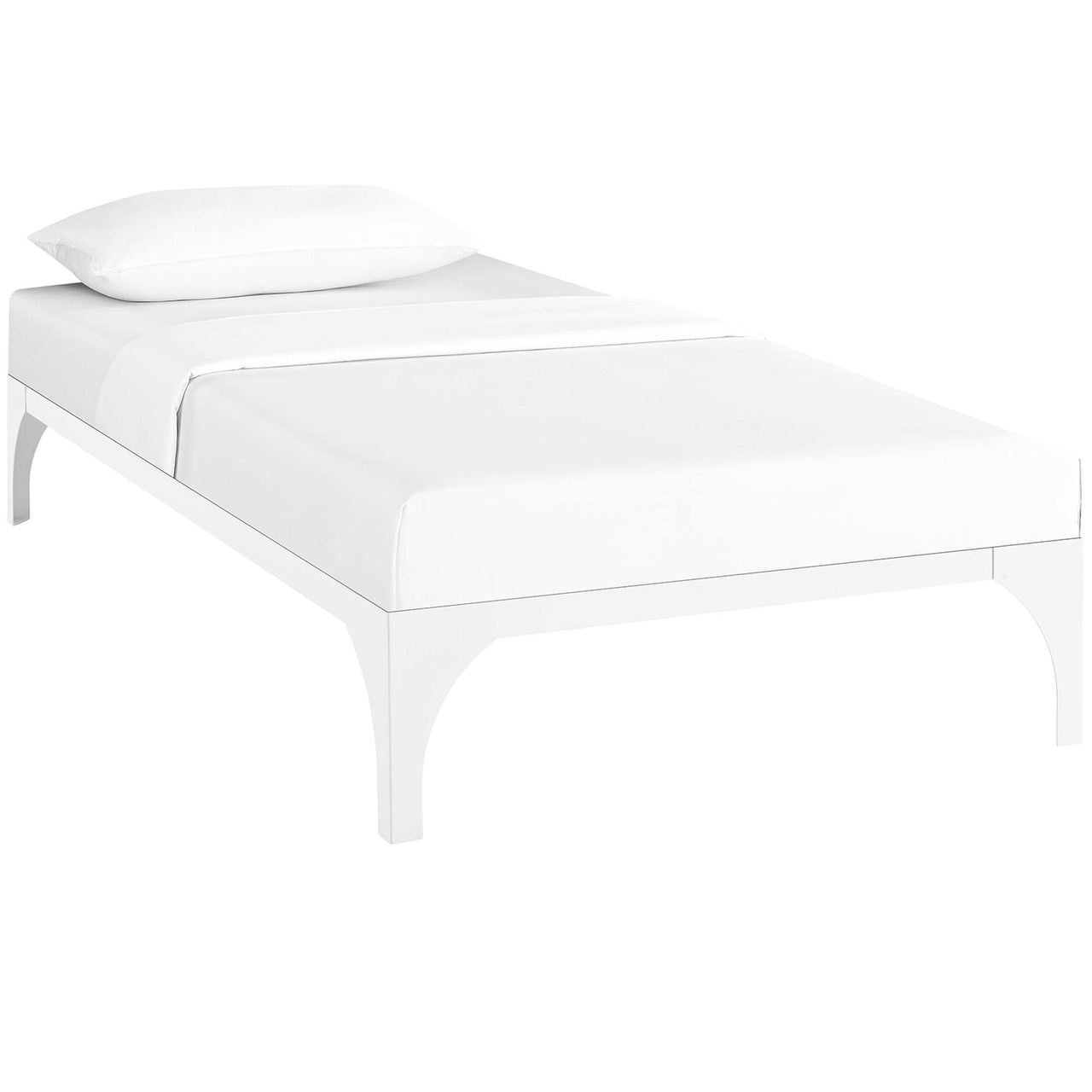 Levitt Twin Bed Frame, White