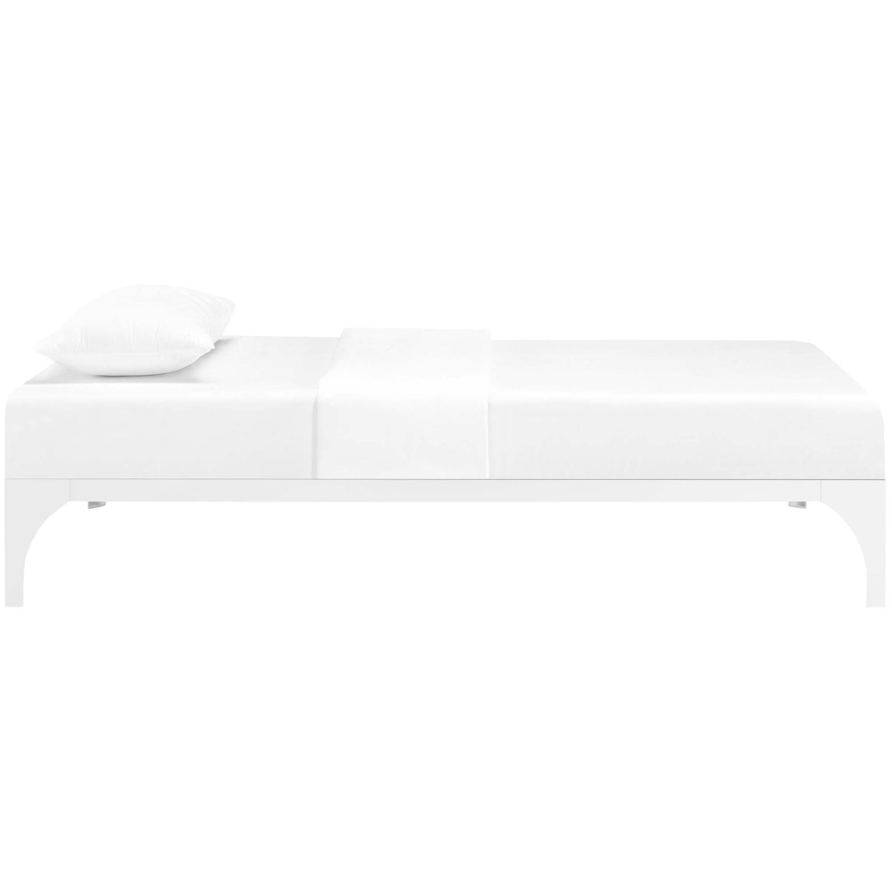 Levitt Twin Bed Frame, White