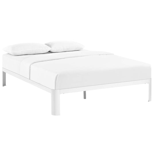 Elevation Queen Bed Frame, White