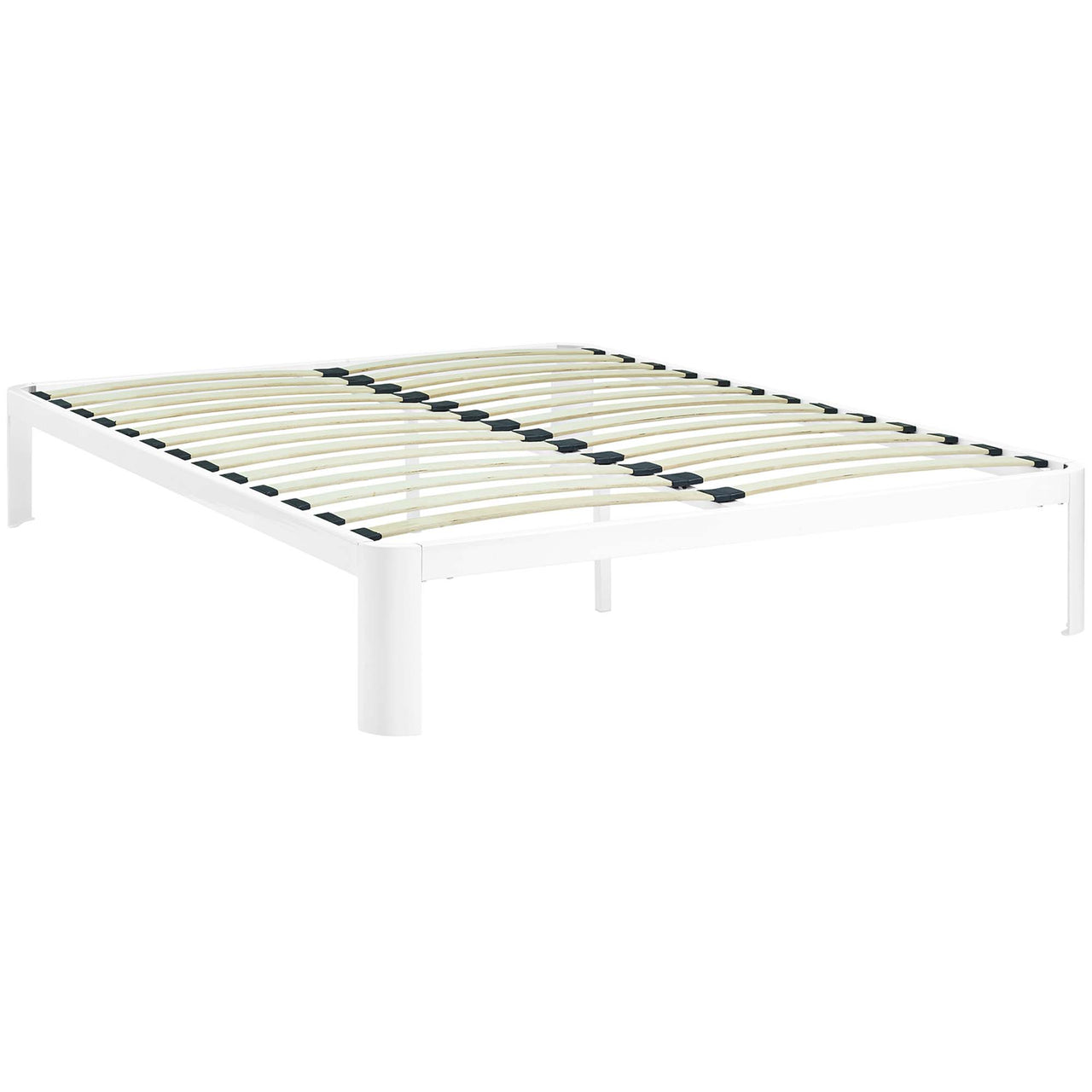 Elevation Queen Bed Frame, White