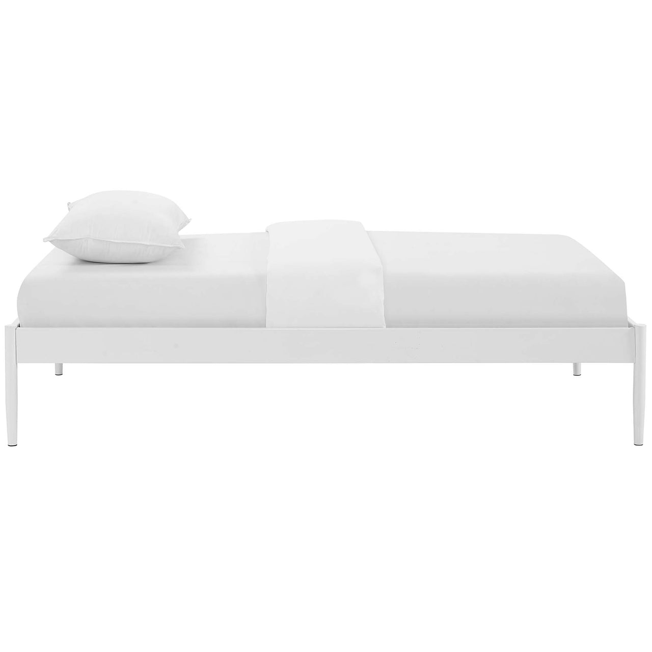 Elara Twin Bed Frame, White