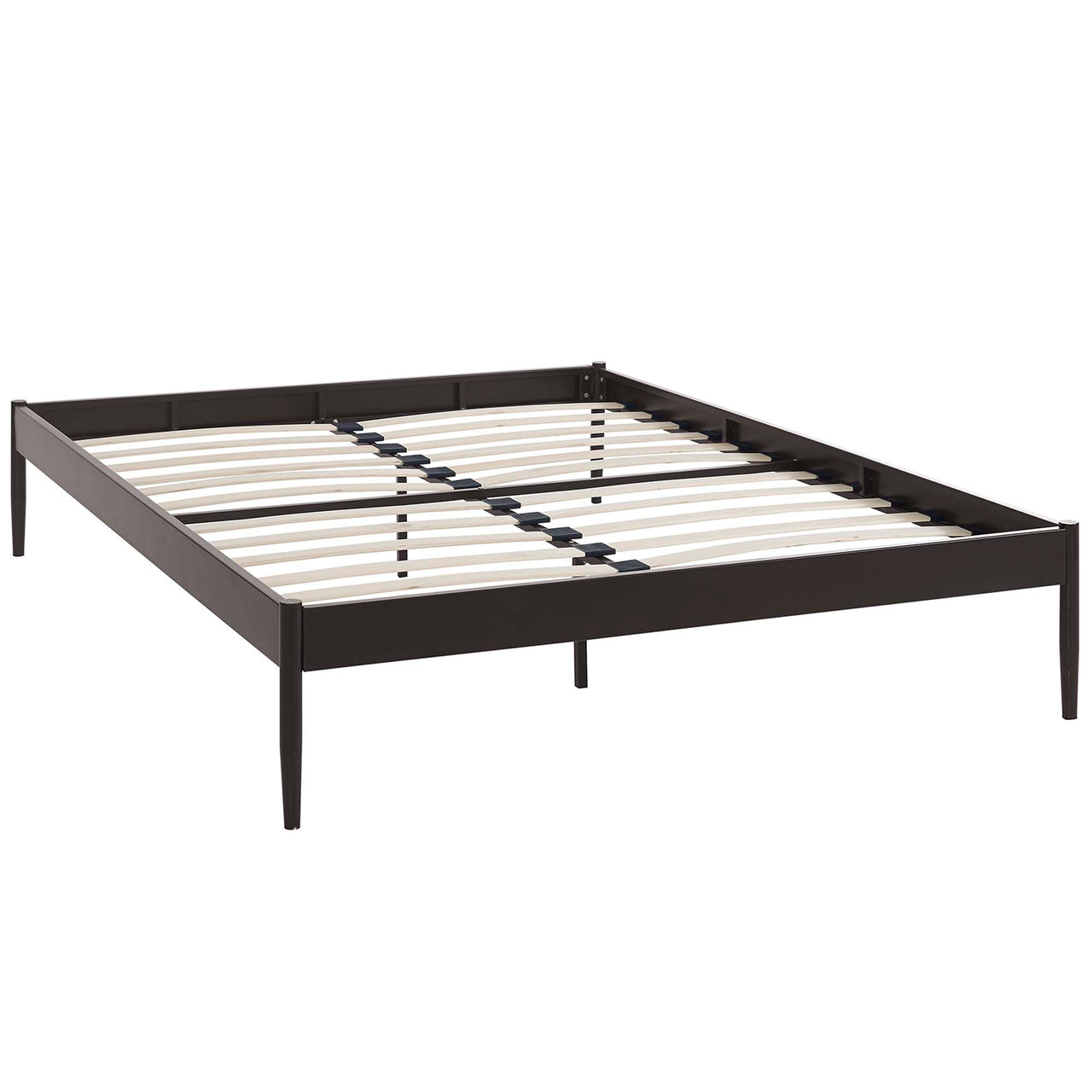 Elara King Bed Frame, Brown
