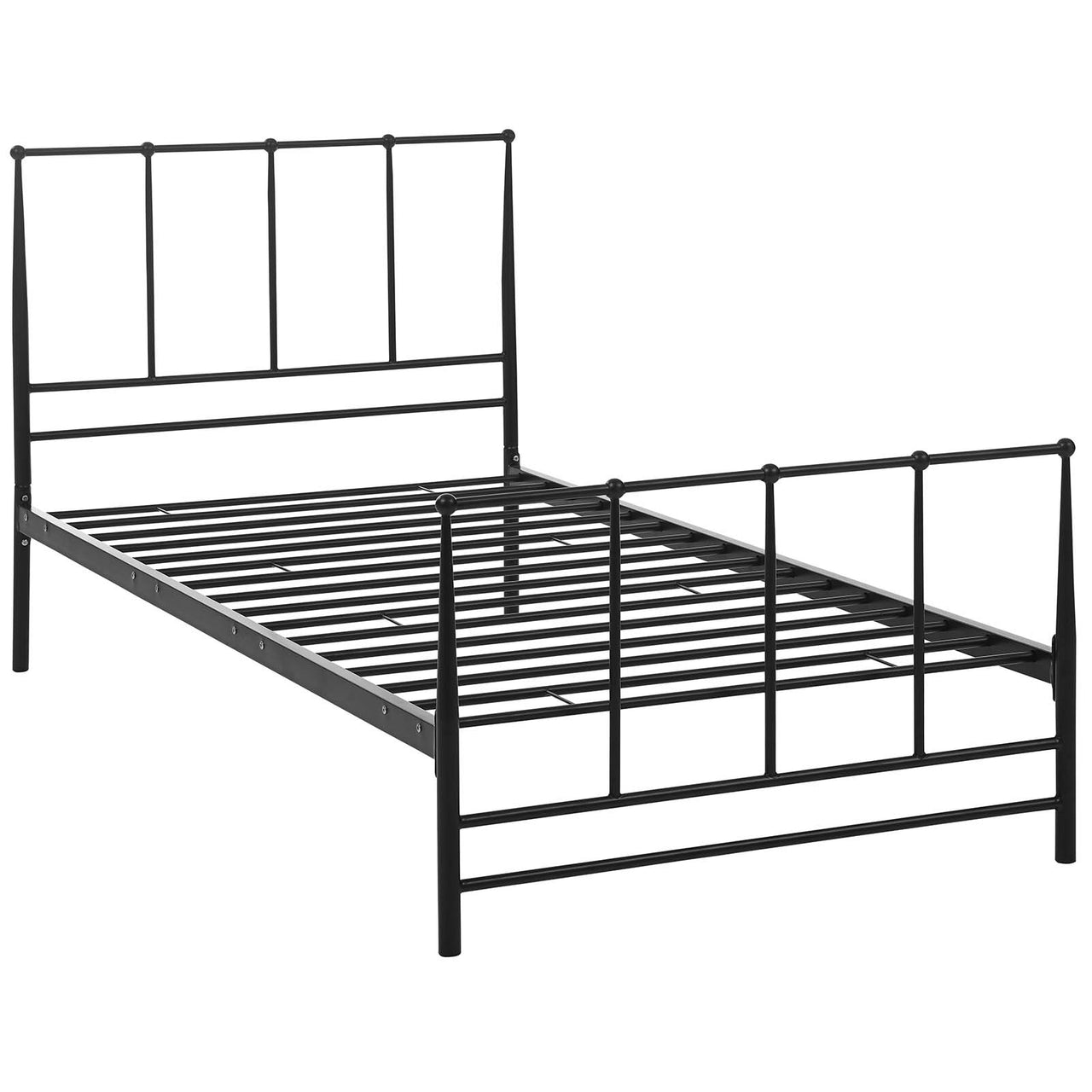 Holloway Twin Bed, Brown