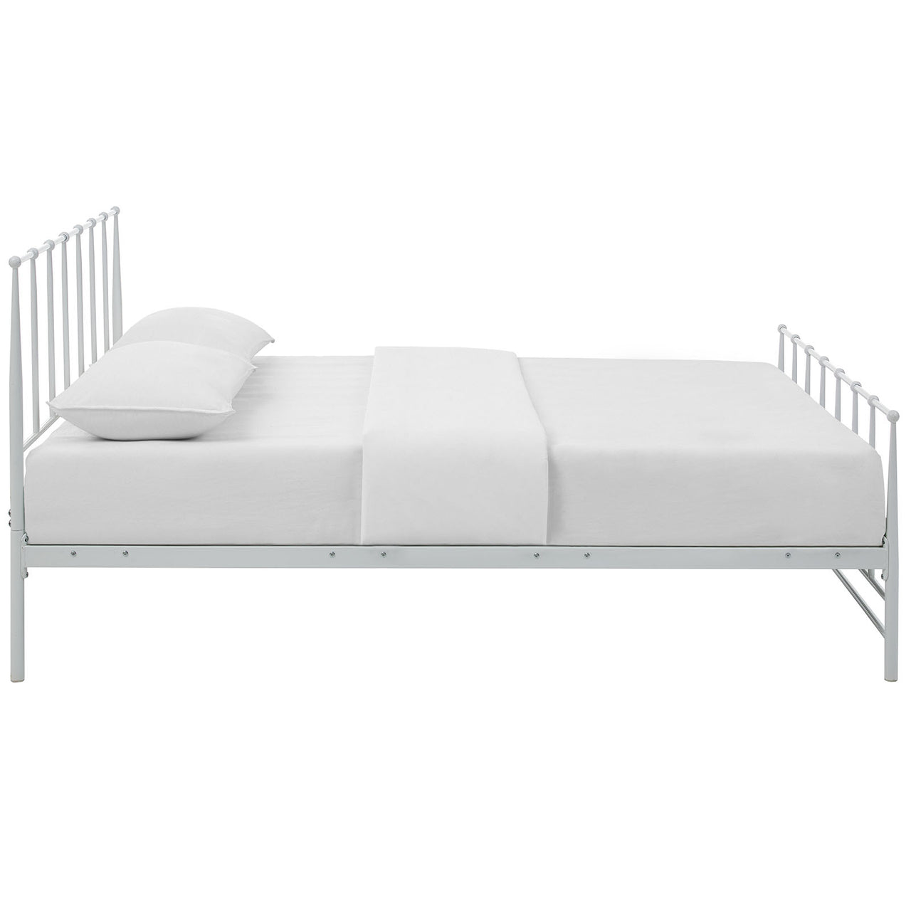 Holloway King Bed, White