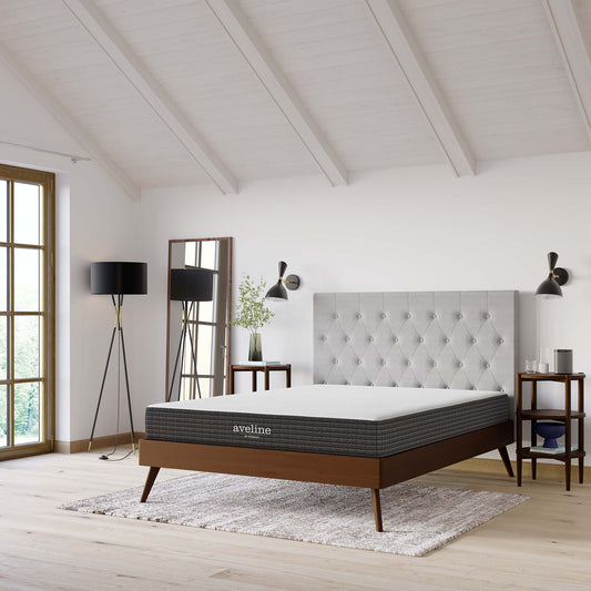 8" Cooling Memory Foam Gel King Mattress, AVEM8, White