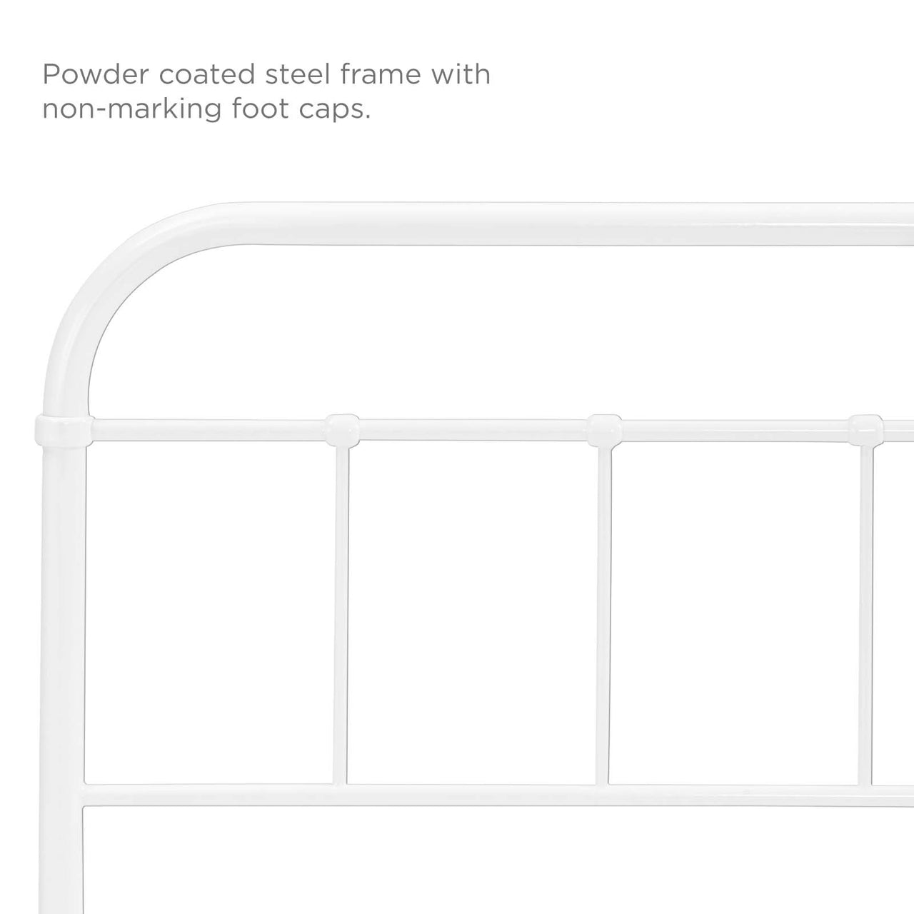 Fasten Twin Headboard, White