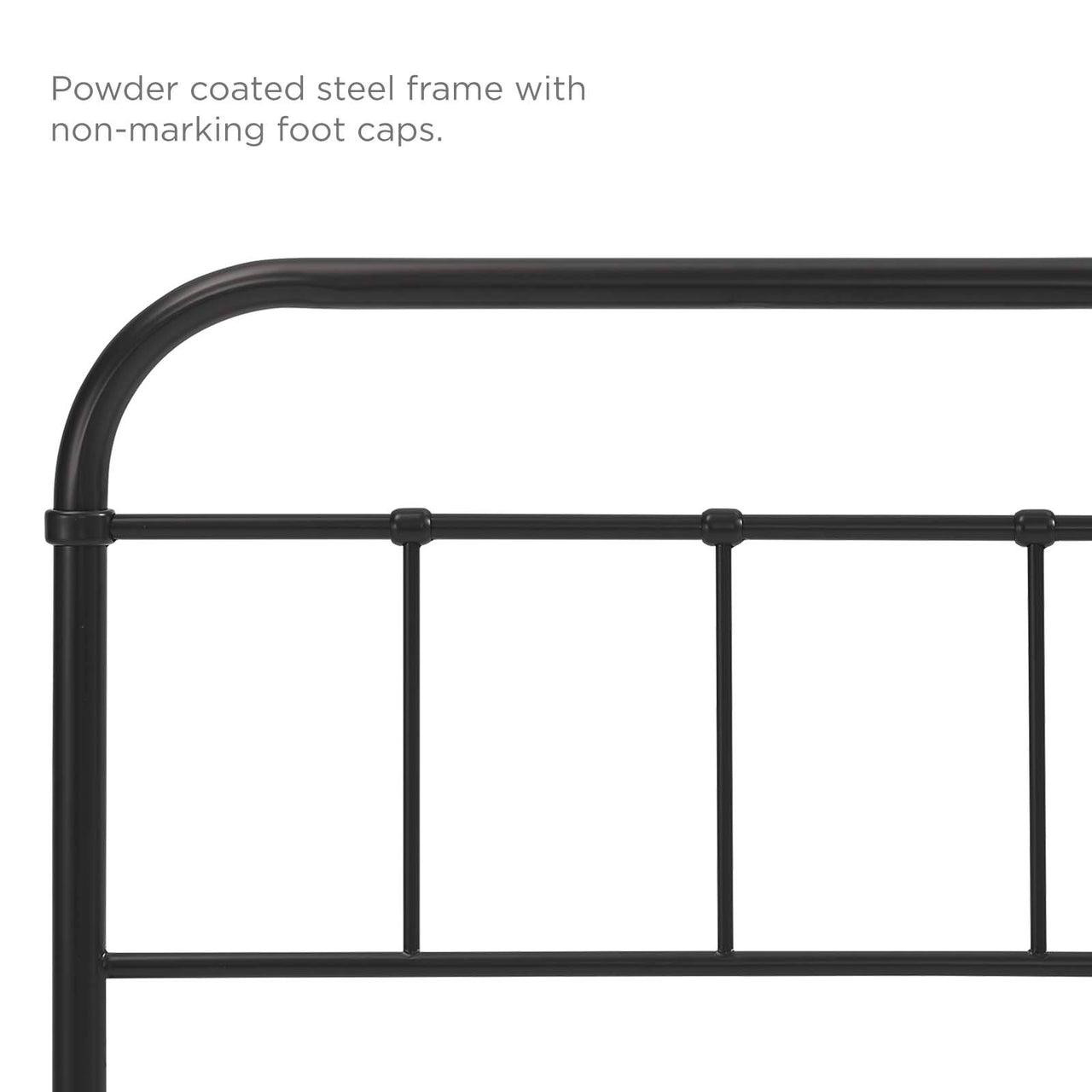 Fasten Full Headboard, Brown