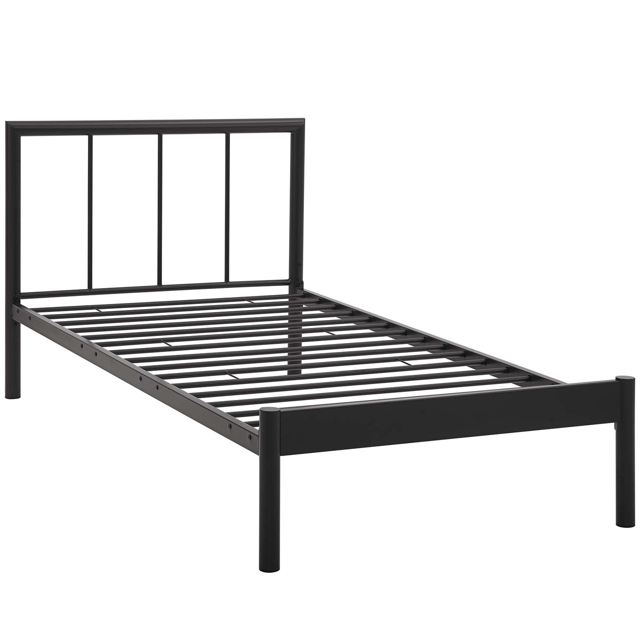 Tavira Twin Bed Frame, Brown