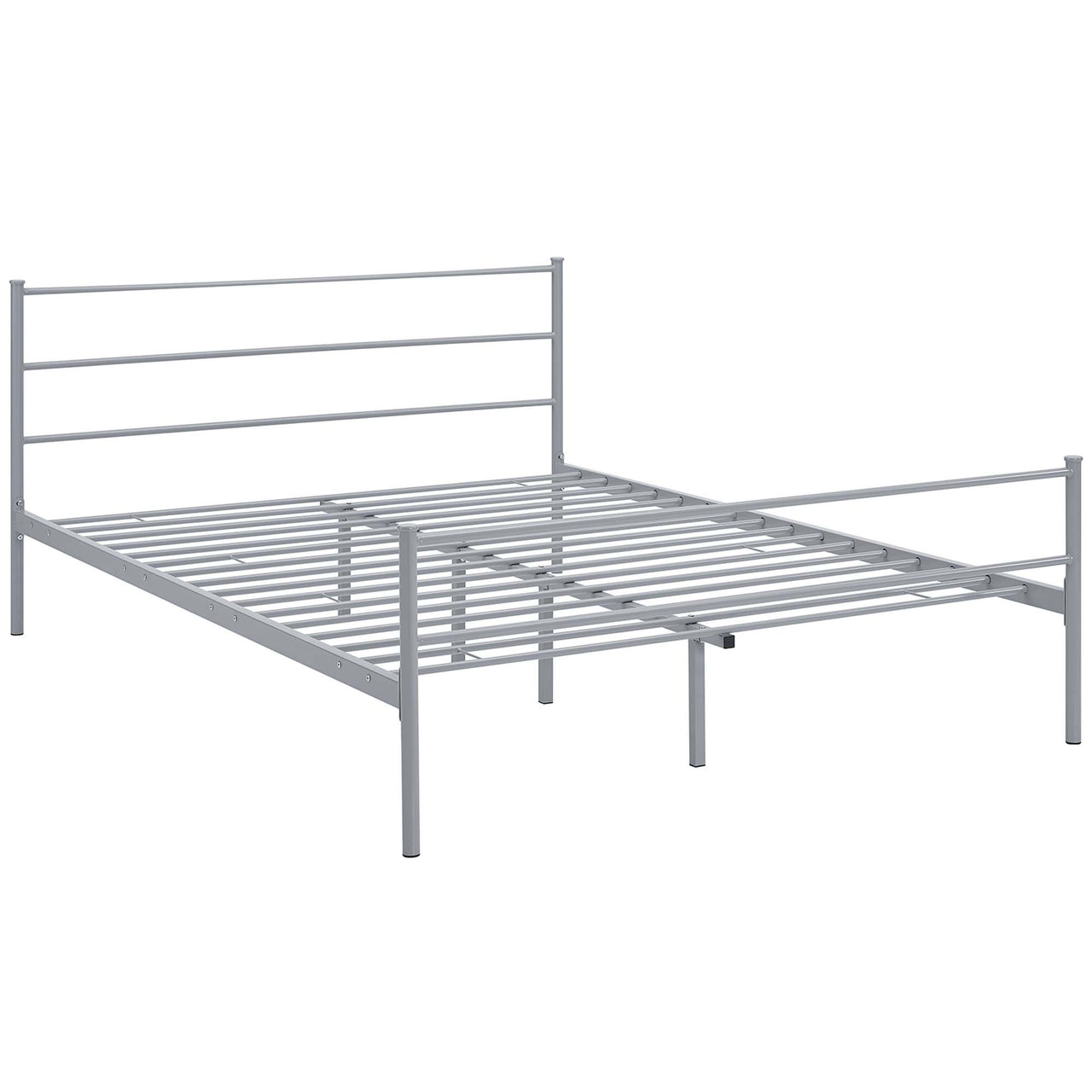 Elowen Platform Full Bed Frame, Gray