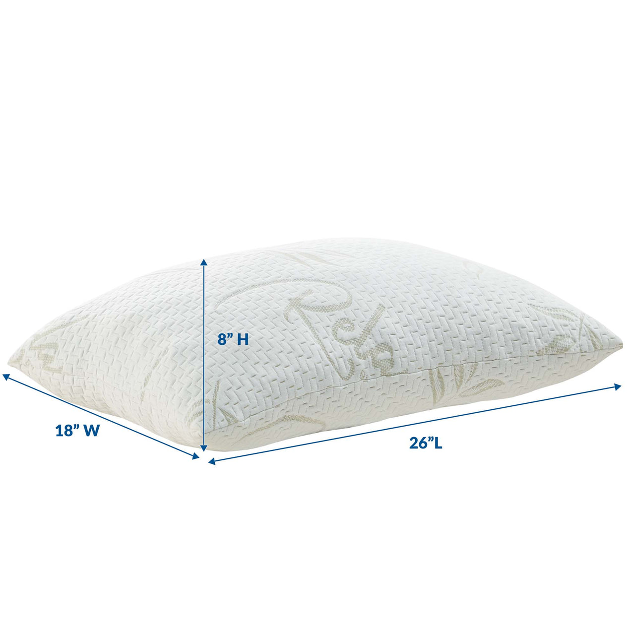 Rejuvenate Standard | Queen Size Pillow, White