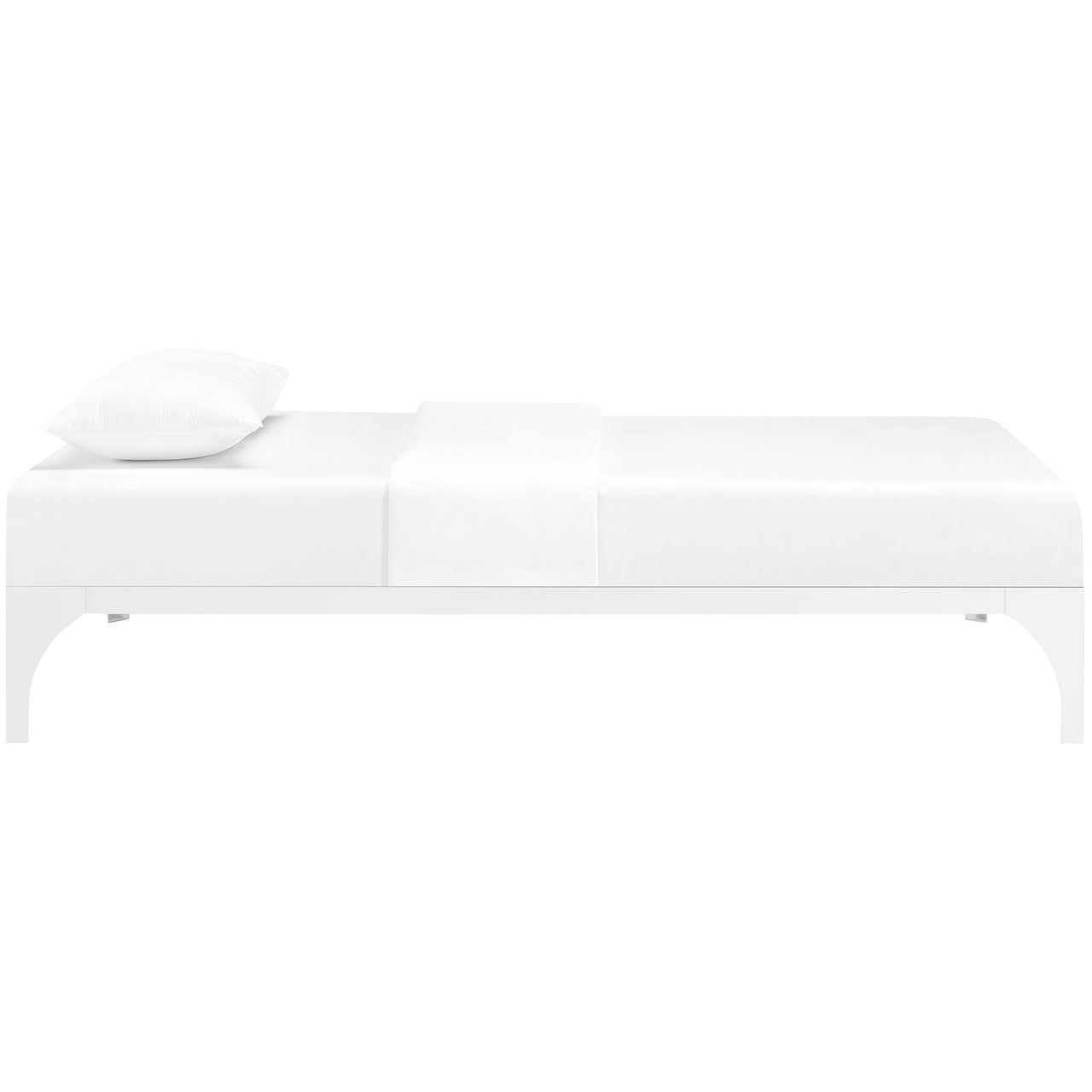 Levitt Twin Bed Frame, White