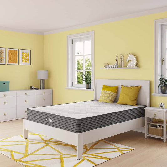8" Full Mattress, KATS8, White