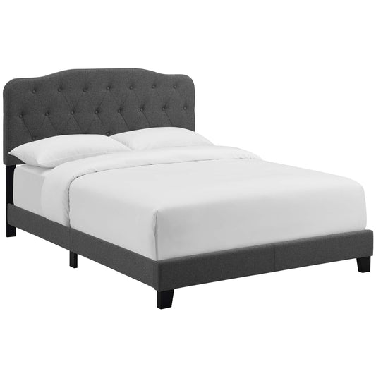 Elira Fabric King Bed, Gray