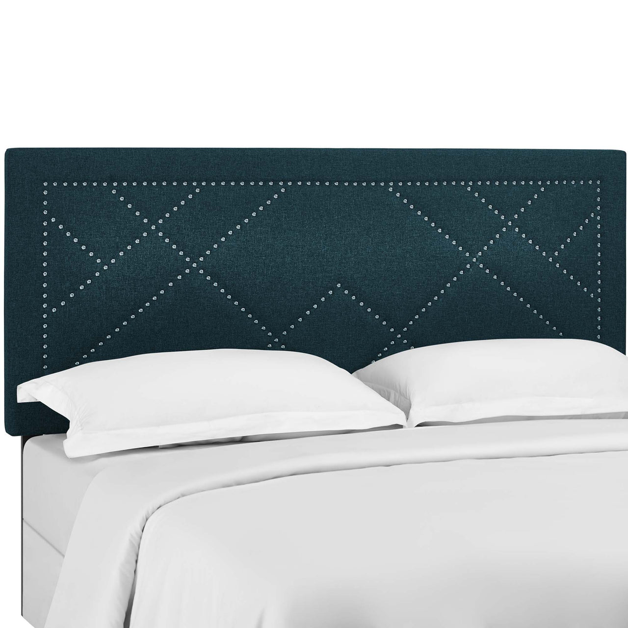 Constellation Linen Full | Queen Headboard, Azure