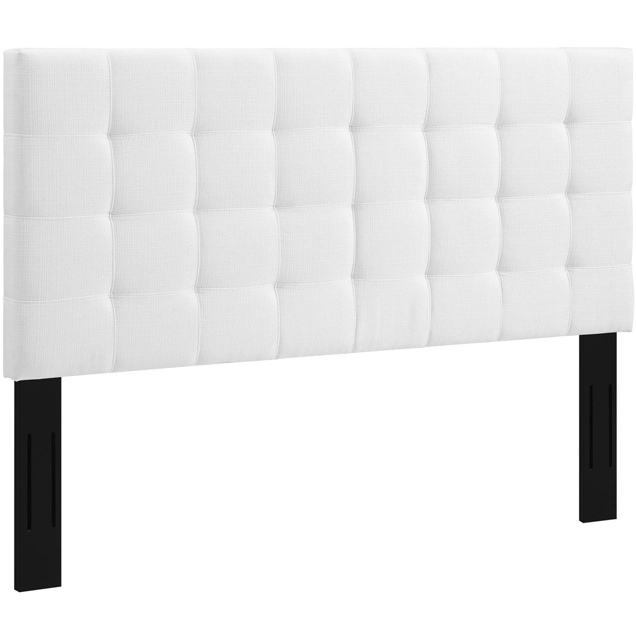 Coordinate Linen Fabric Full | Queen Headboard, White