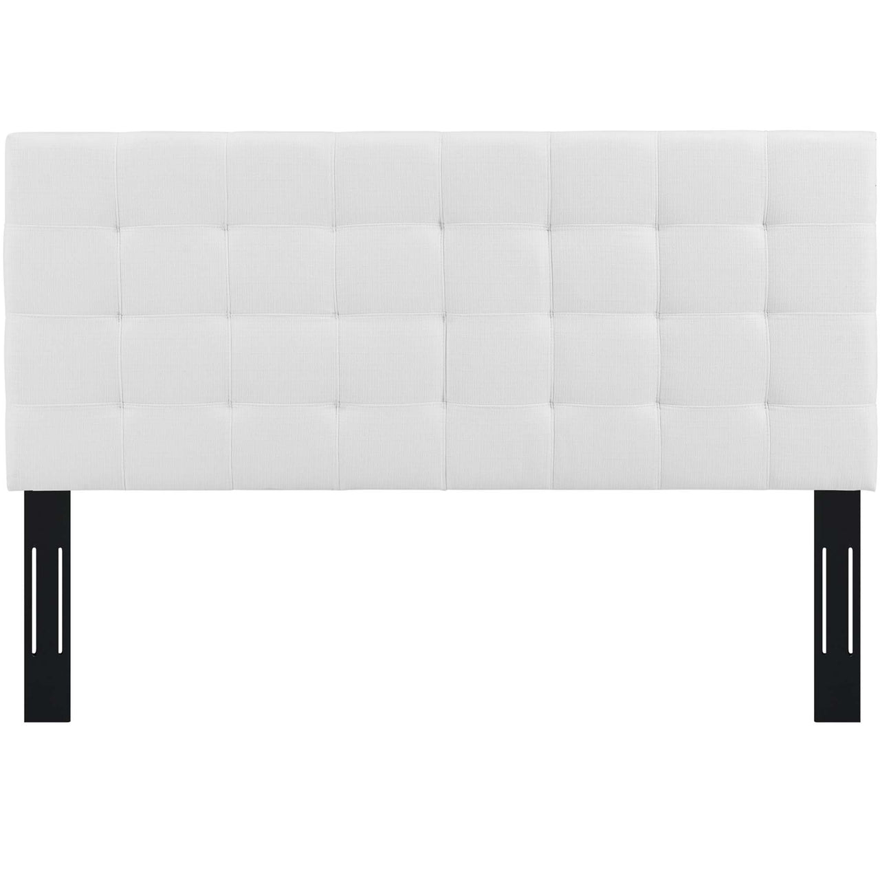 Coordinate Linen Fabric Full | Queen Headboard, White