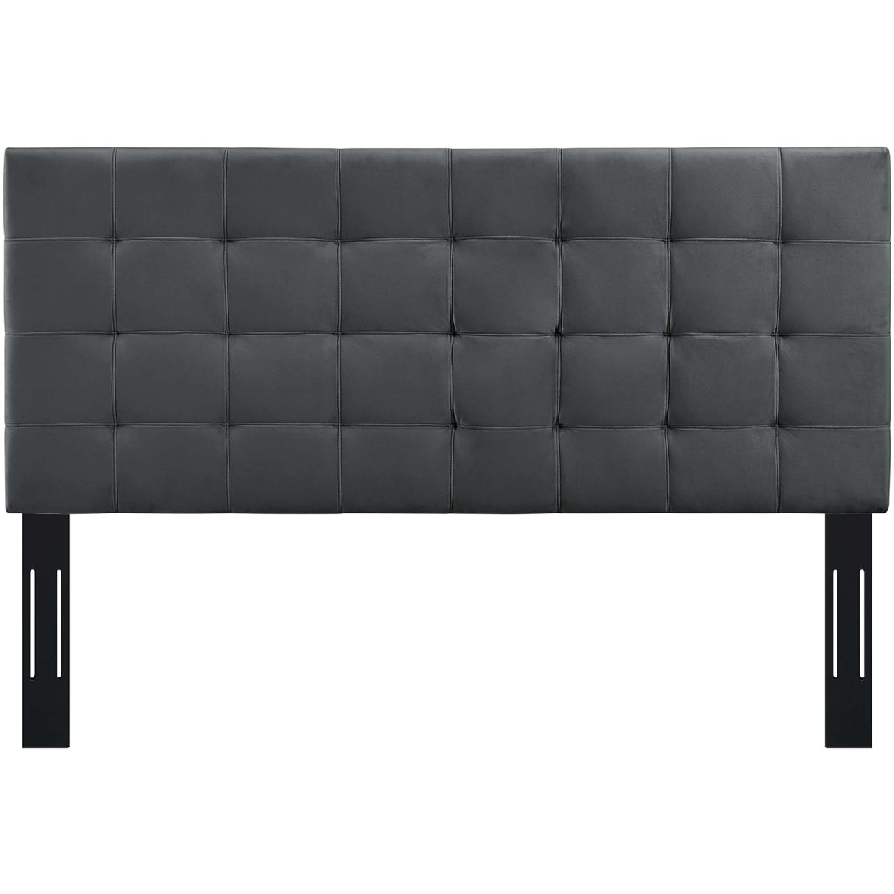 Coordinate Velvet Full | Queen Headboard, Gray