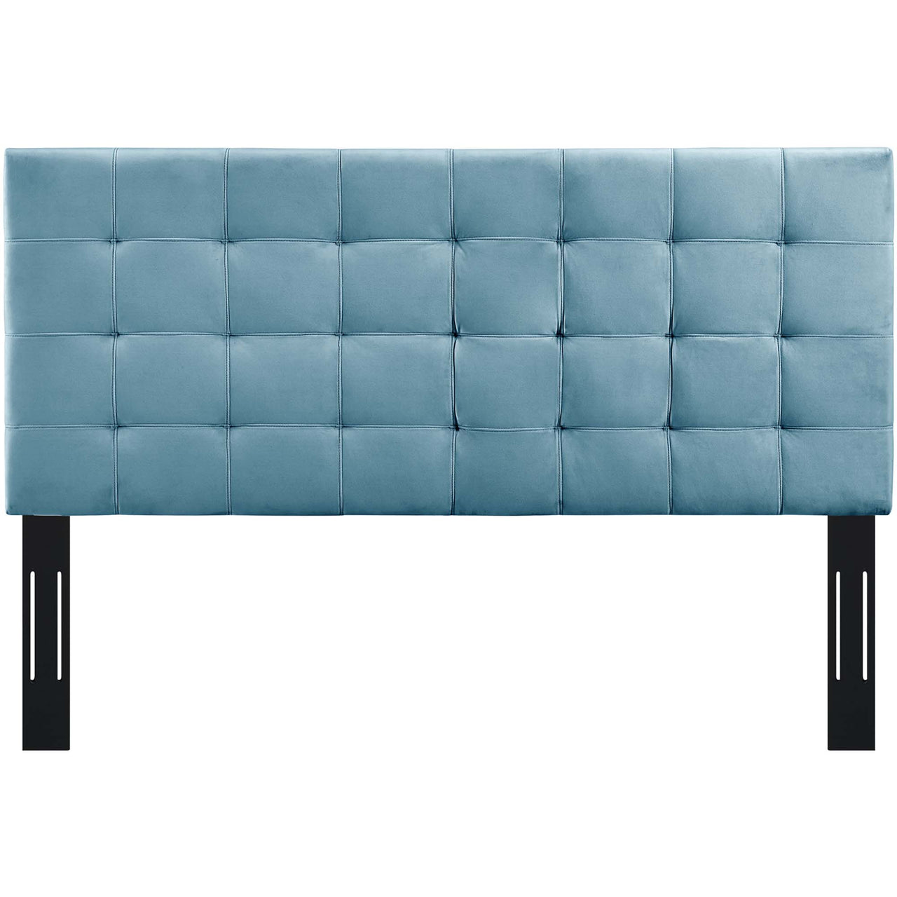 Coordinate Velvet Full | Queen Headboard, Caspian Blue