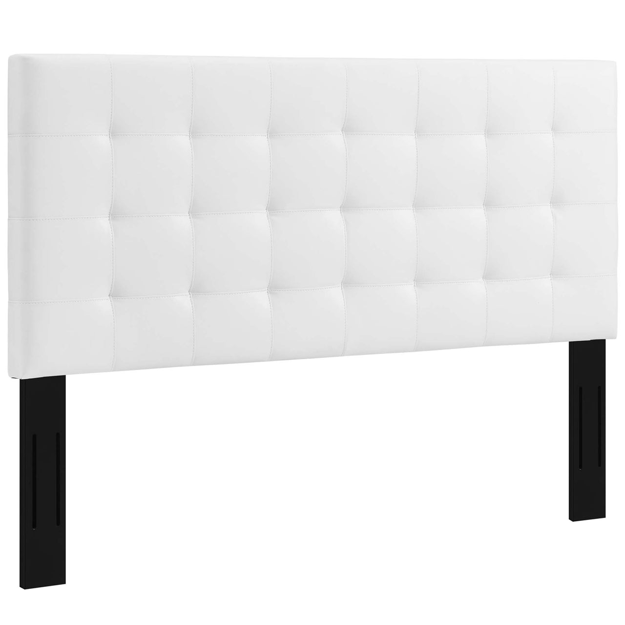 Coordinate Faux Leather Full | Queen Headboard, White