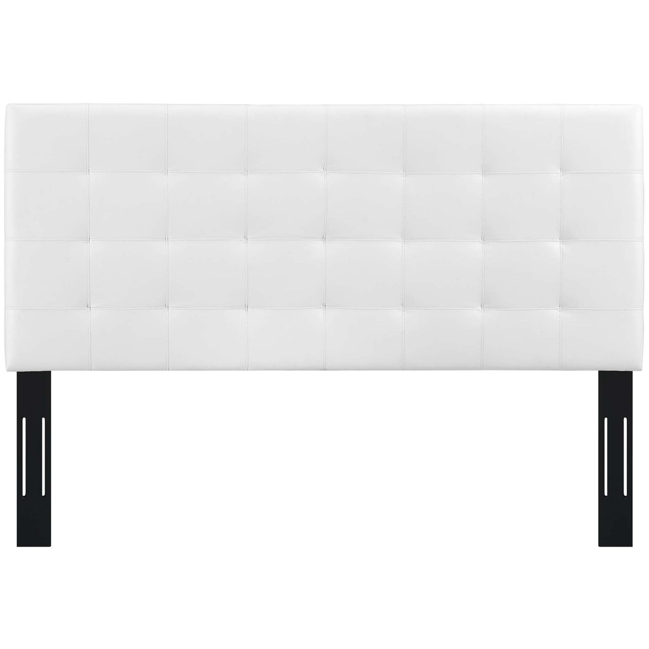 Coordinate Faux Leather Full | Queen Headboard, White