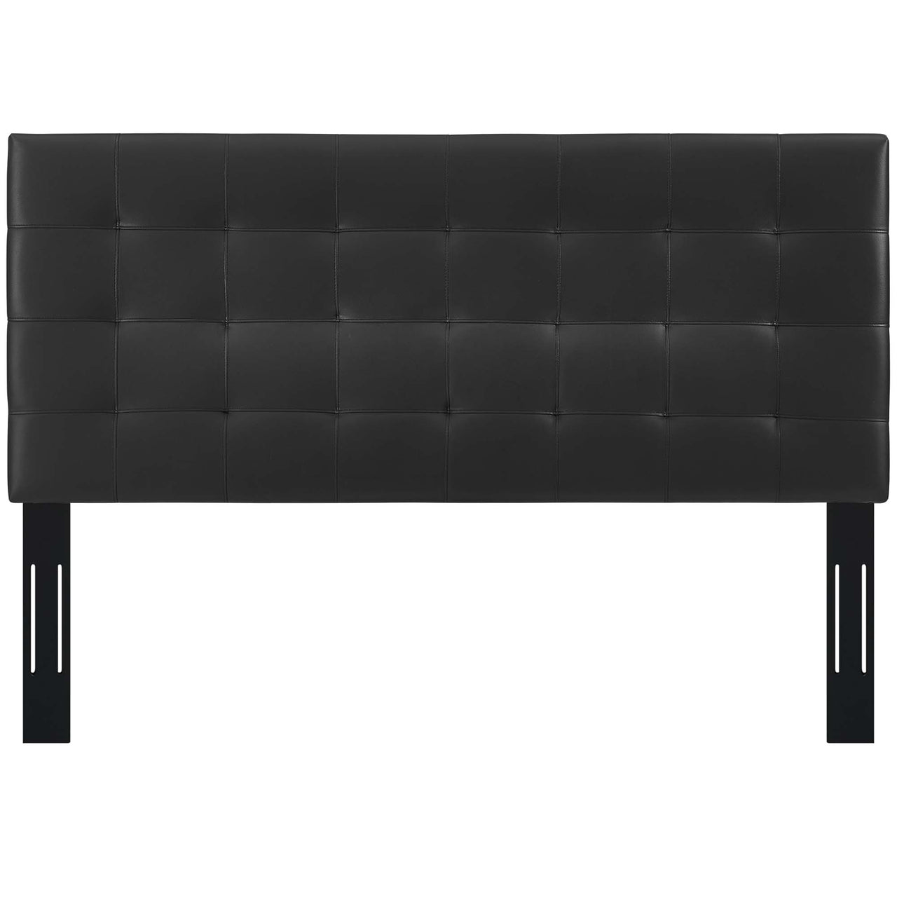 Coordinate Faux Leather King and California King Headboard, Black