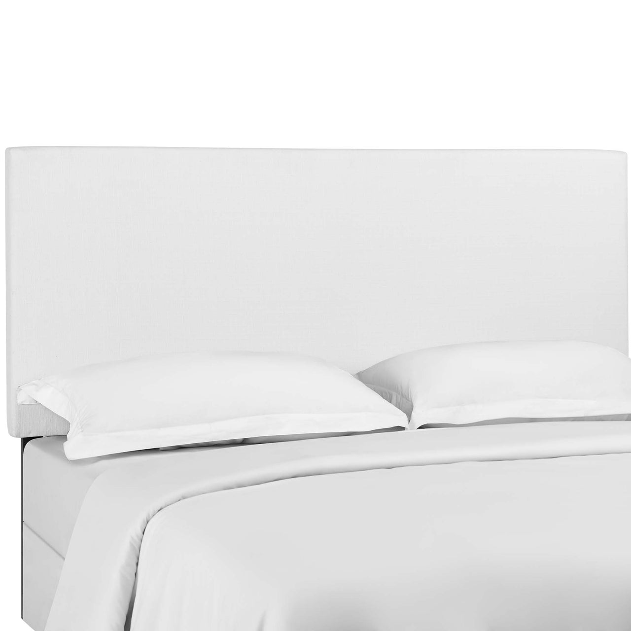 Tylea Linen Fabric Full | Queen Headboard, White