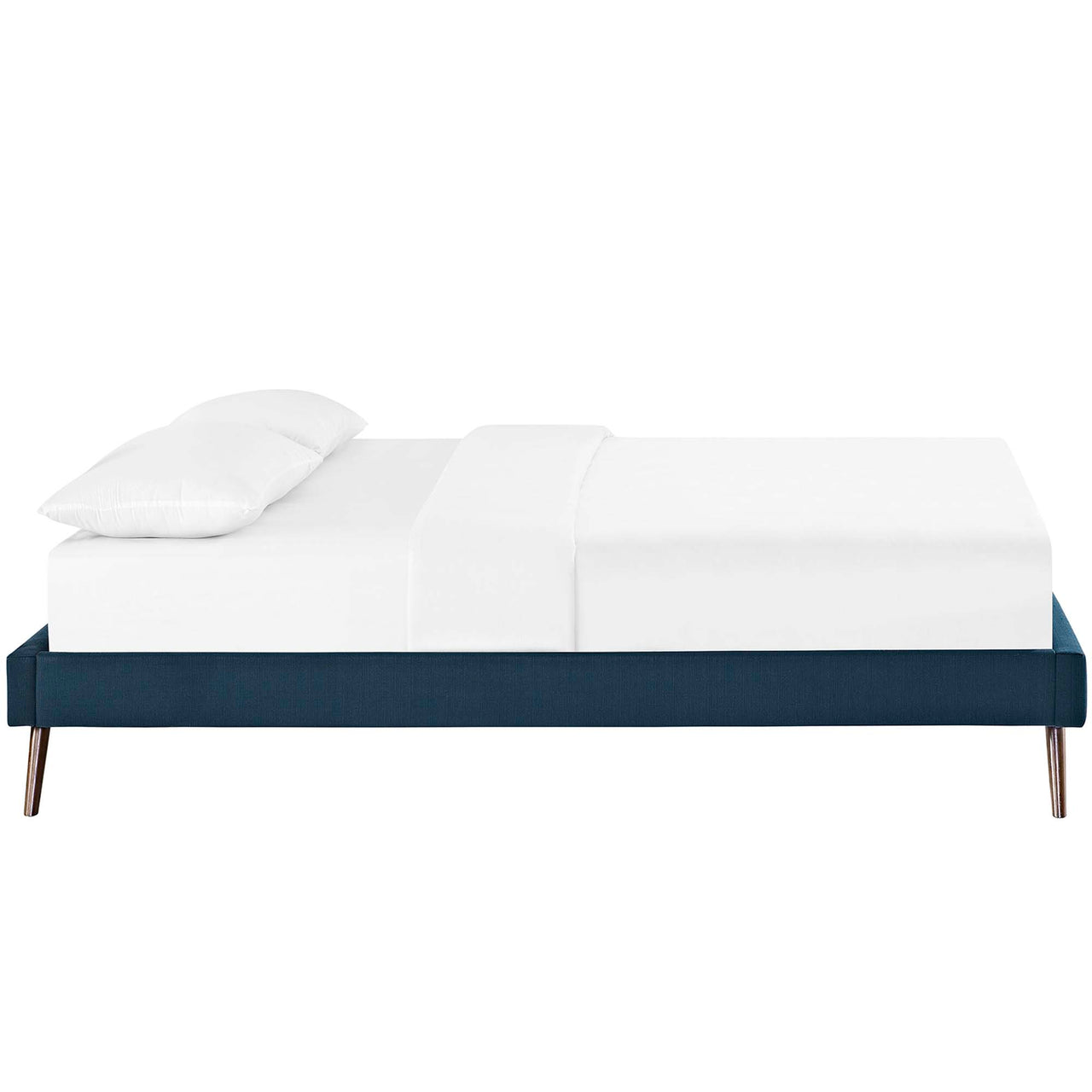 Atlasi Fabric Full Bed Frame, Azure