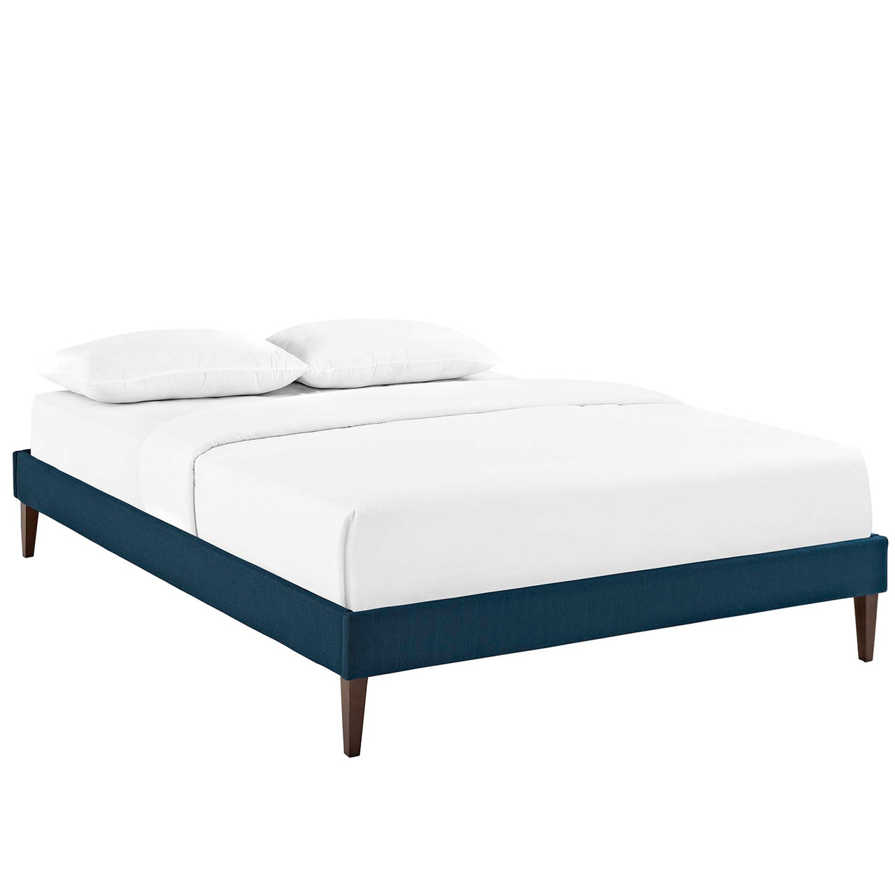 Tasha Fabric Full Bed Frame, Azure