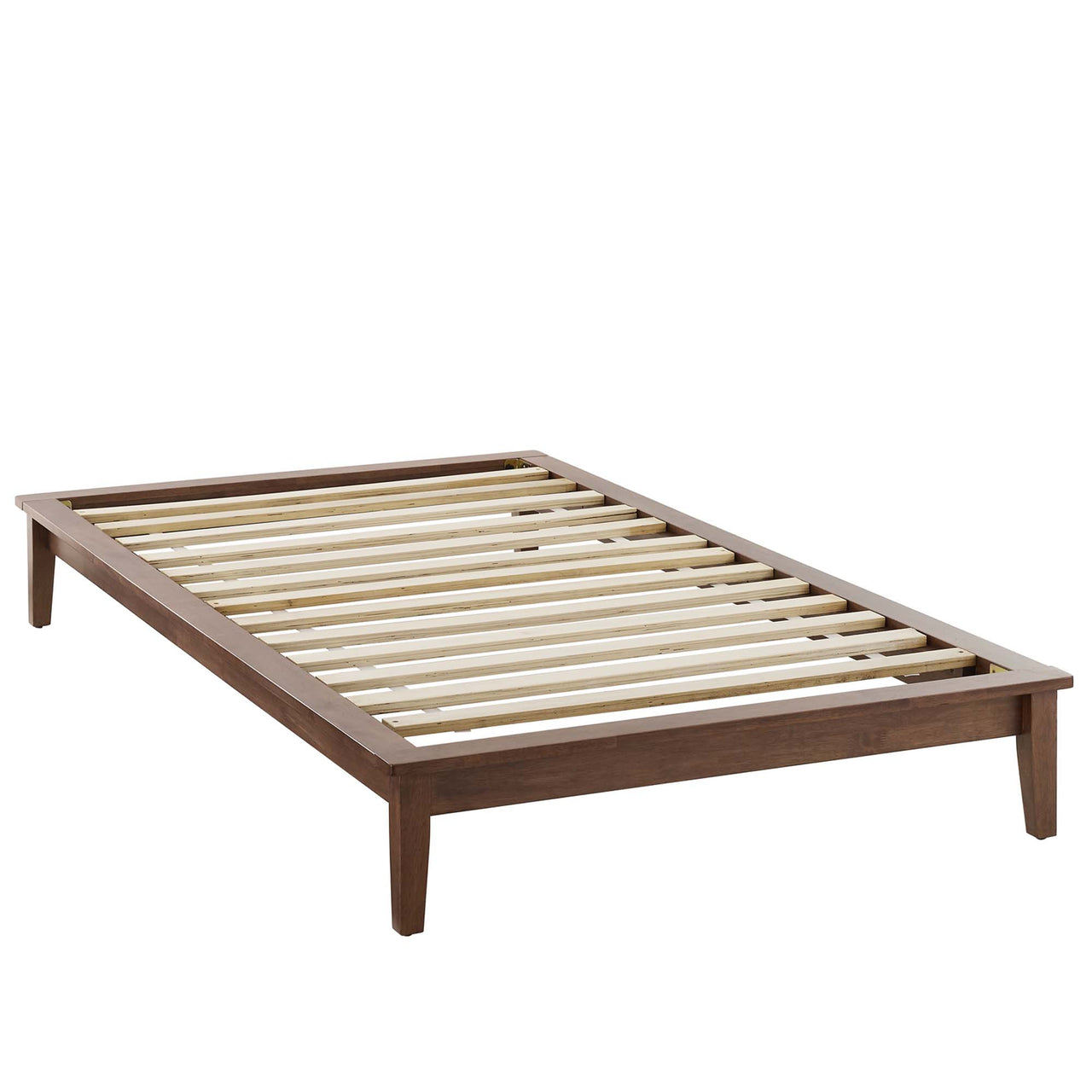 Woodcroft Twin Platform Bed Frame, Walnut