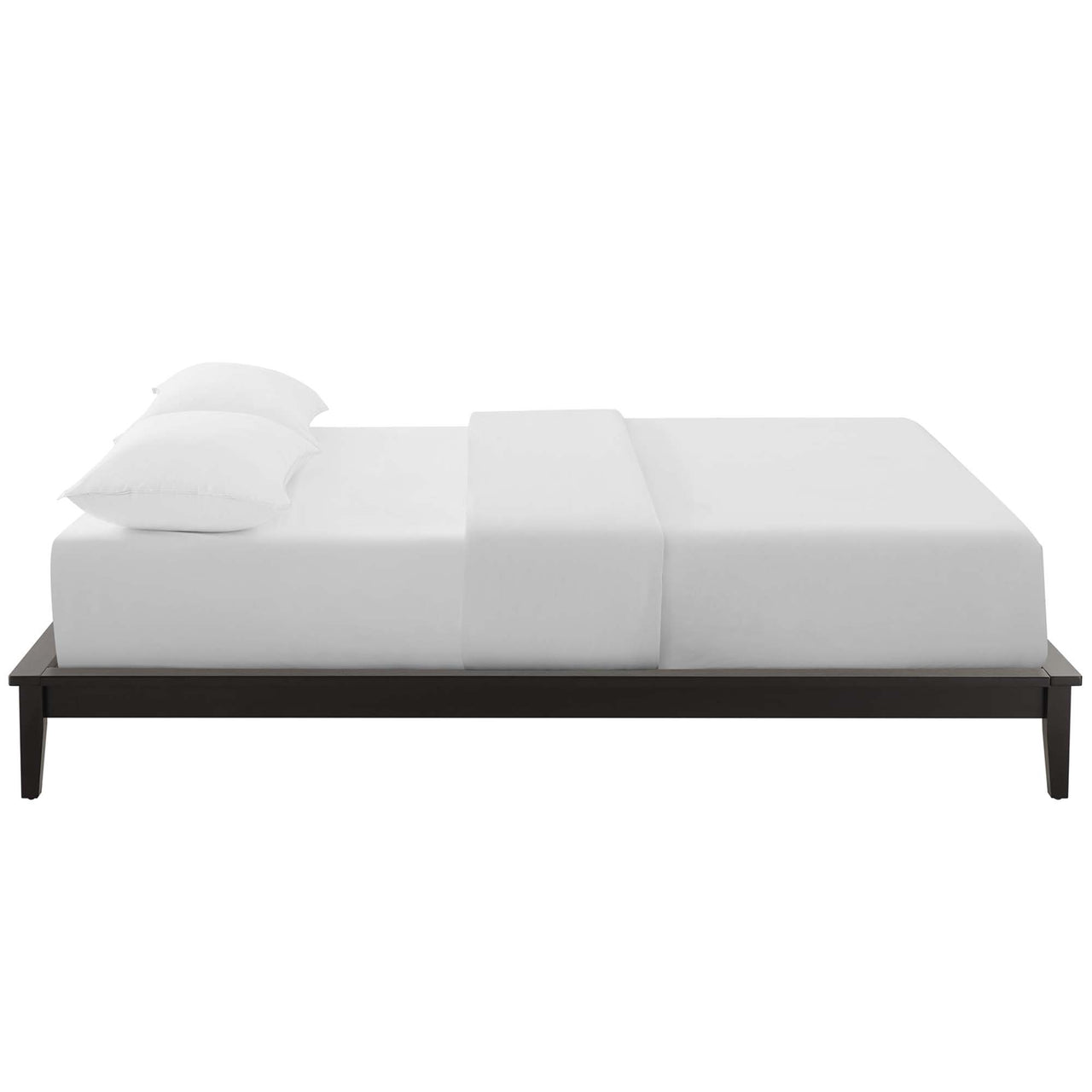 Woodcroft Full Platform Bed Frame, Espresso
