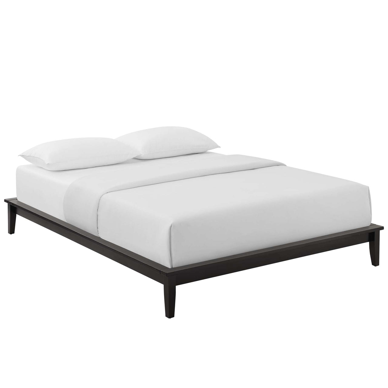 Woodcroft Queen Platform Bed Frame, Espresso