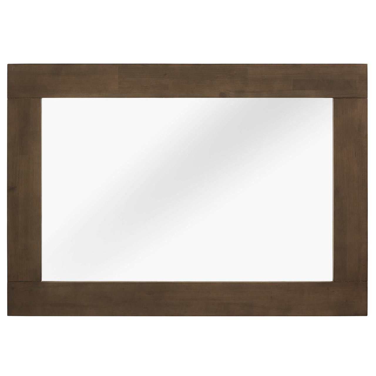 Quineth Wood Frame Mirror, Walnut